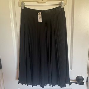 Express Black Pleated Skirt